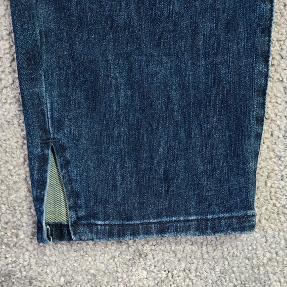 Soft Surroundings The Ultimate Cropped Leggings Dark Wash Pull On Capsule - Picture 6 of 10